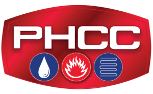 PHCC plumbing contractor certification association logo